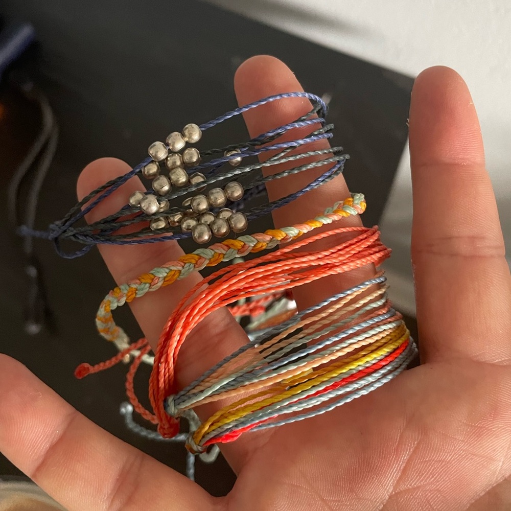5 Pura Vida bracelets